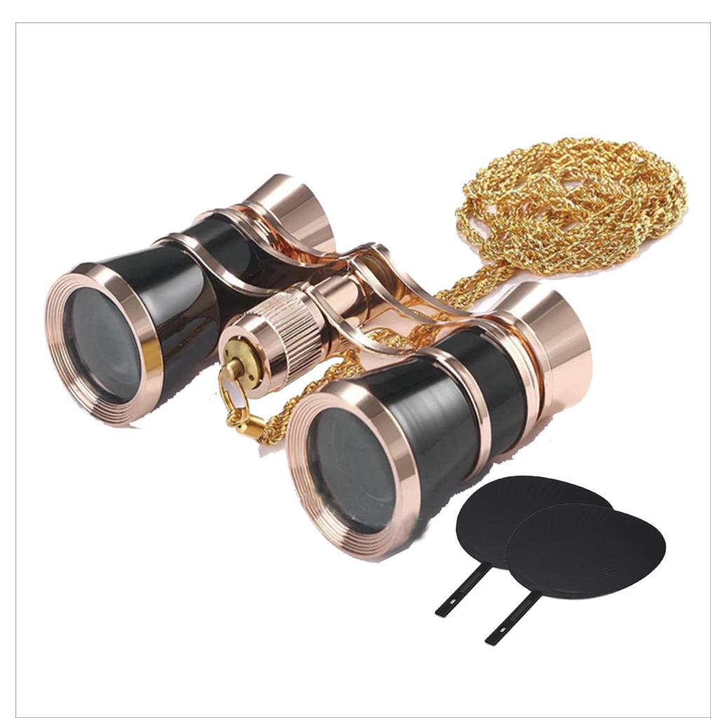 Sanmaao Opera Glasses for Retro Compact and Perfect for Watching and Live Performances or Includes Binoculars, Women, Design, Lightweight, Sports,