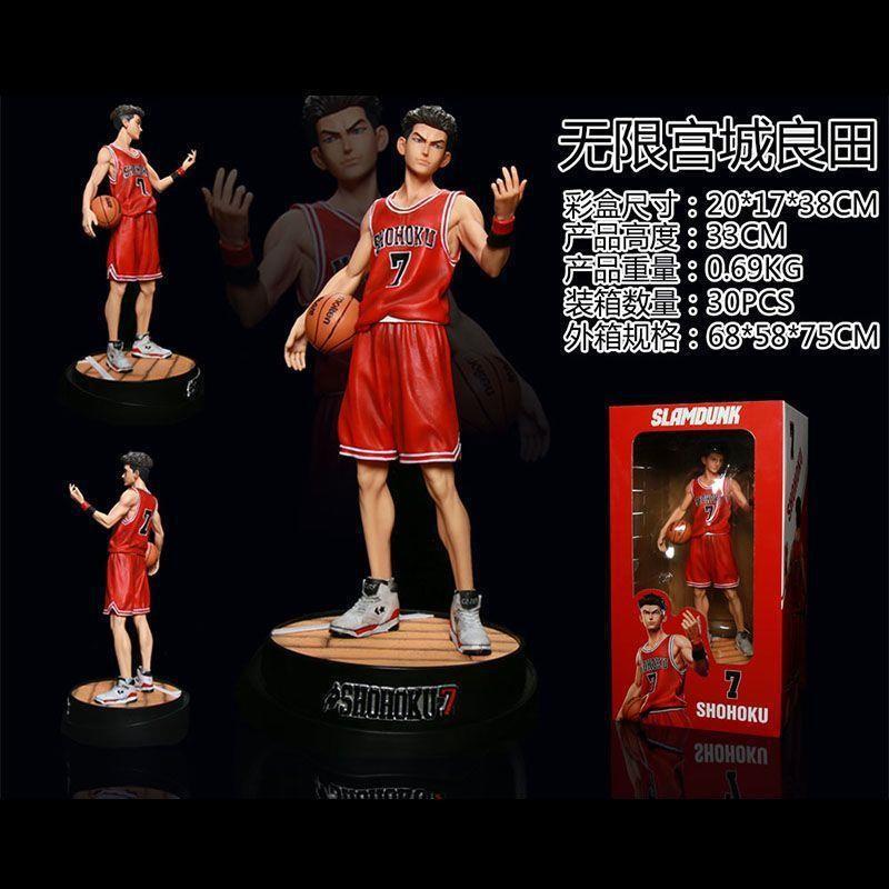 Gk Infinite Slam Dunk Pvc Figure Set Featuring Miyagi Ryo And Sakuragi Hanamichi