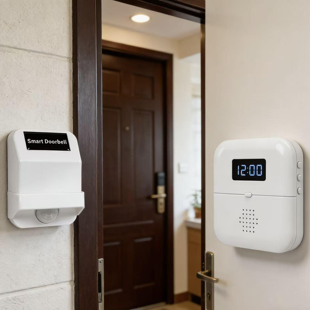 Chenji Dual-Level Wireless Doorbell with Arrival Notification Transmitter (Requires Pairing)