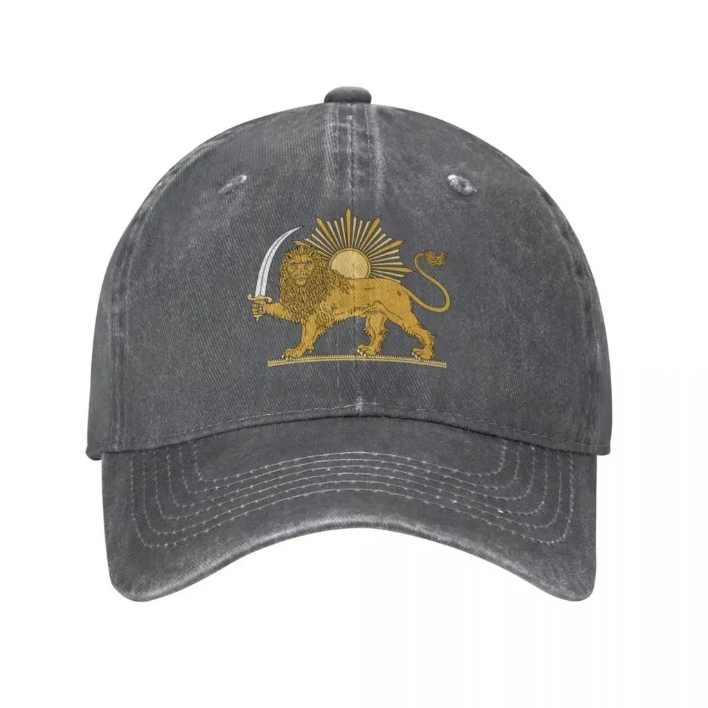 Persian Lion and Sun Pride Baseball Cap Luxury Man Hat Golf Hat Luxury Woman Cap Men'S