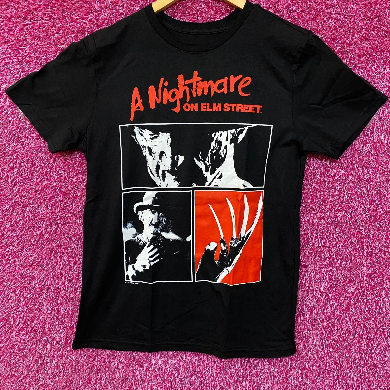 A Nightmare On Elm Street Freddy Krueger Graphic Design T-Shirt Medium XXL