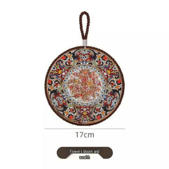 Heat-Resistant Ceramic Cork Insulated Pad for Kitchen - Protects Tables from Casserole, Plates, Bowls, and Pots.