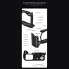 Camera Expansion Frame Cage with Comfortable Wood Grip and Multiple Mounting Point for ZR Photography Accessories