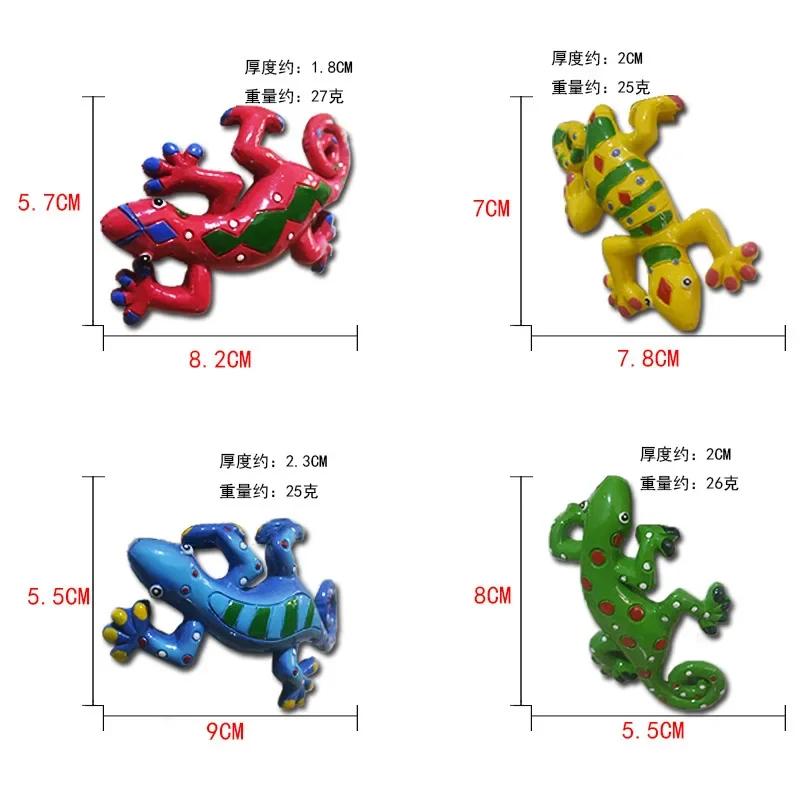 

4 шт./набор декора для цветочного горшка, маленькая подвеска в виде ящерицы, ползающие ящерицы для сада, двора, подвесной цветочный горшок, ящерица, смола, новый A