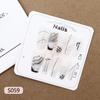 10-Piece Set: Bamboo Ink Wash Style Frosted Wearable Nails