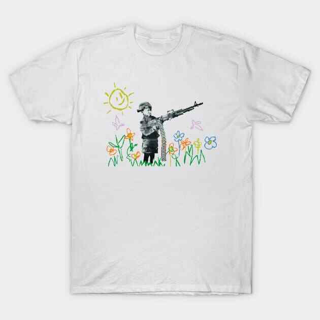 

BANKSY Child Soldier T-Shirt Unisex T-Shirt XXL