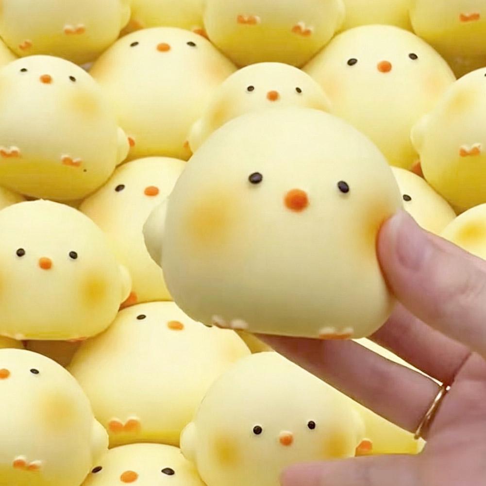 Cute Chick Squishy Toy Slow-Rising Stress Relief Sensory Fidget Toy for Kids and Adults Anxiety ADHD Autism Relief