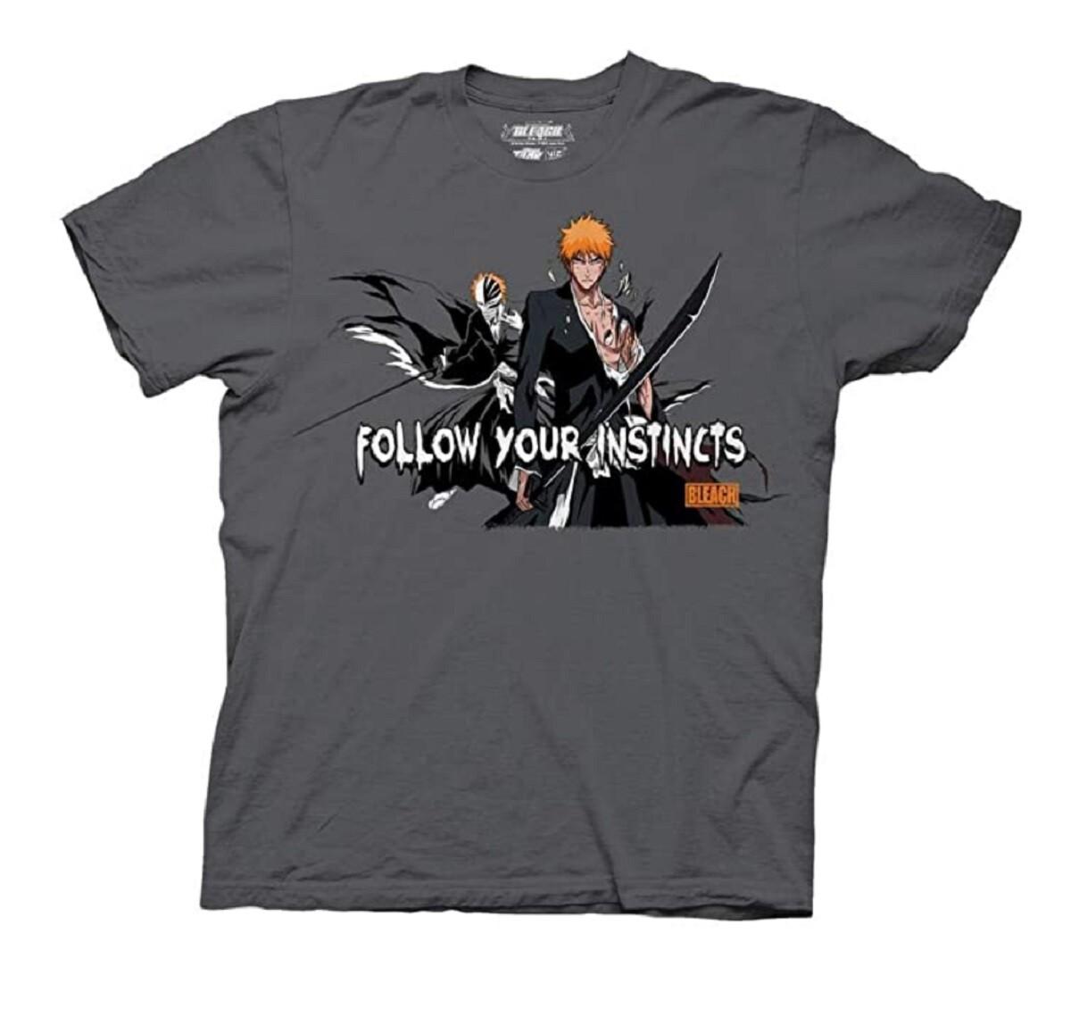 Bleach Follow Your Instincts Anime Officially Licensed Adult T-shirt XXXL