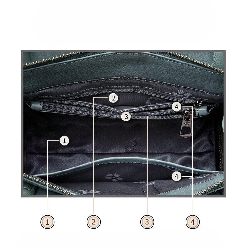 Crocodile Pattern Genuine Leather Women's Bag Trendy New Style Handbag for Women Fashion Large Capacity Commuting One-shoulder Crossbody Bag