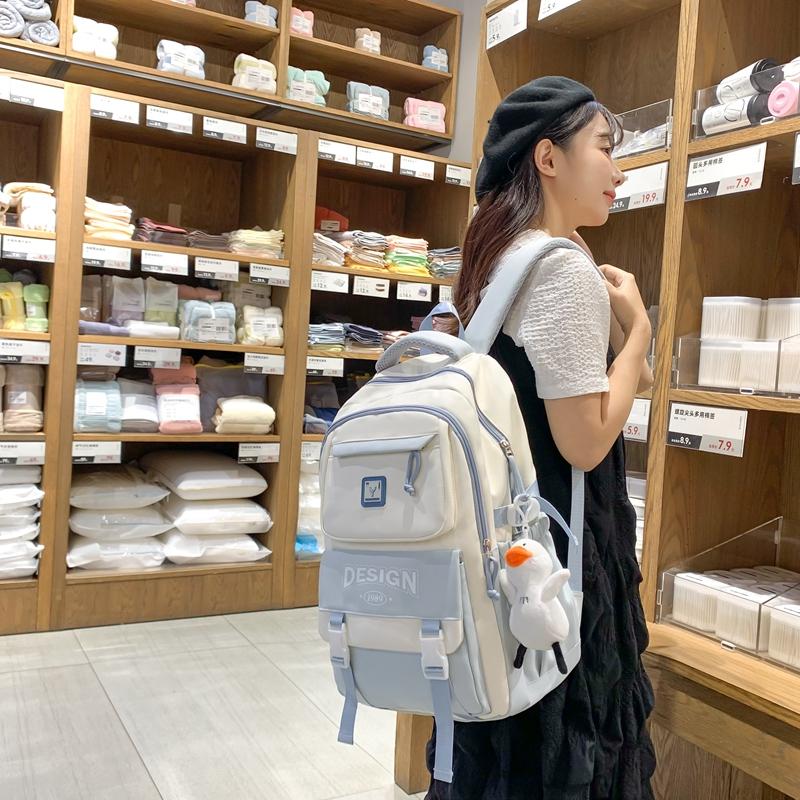 Middle School Student Schoolbag Women's Large Capacity Grade 3-6 Backpack