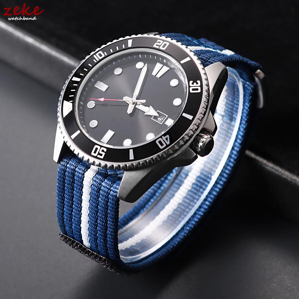 High Quality Nylon Watch Strap 20mm 22mm  for Seiko for Tudor Textile Military Sport Men Band Men Women Replacment Bracelet Belt