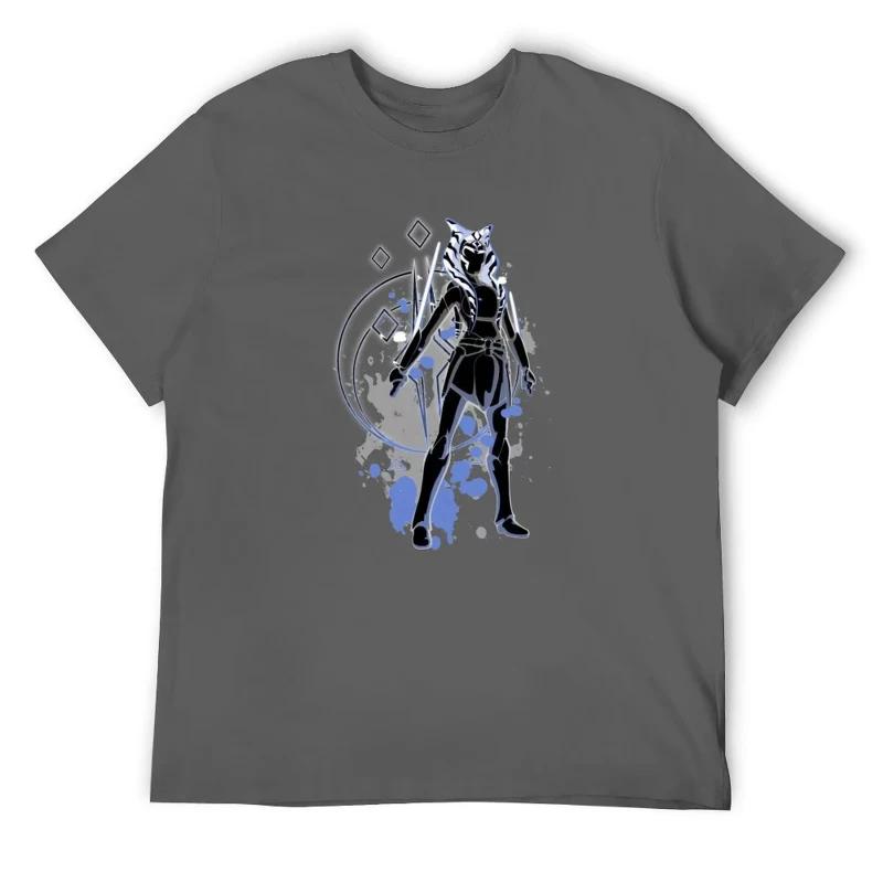 Ahsoka Tano(5) T-Shirt Top Fans of Both Sexes for Spring and Summer Daily Wear Fashion T-Shirt Short-sleeved Casual T-shirt