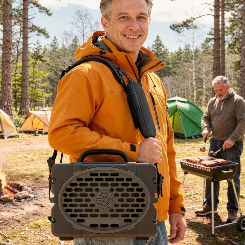 900D Nylon Carrying Case Phone Bag For Original Gen 3 Wireless Speaker With Adjustable Shoulder Strap Black