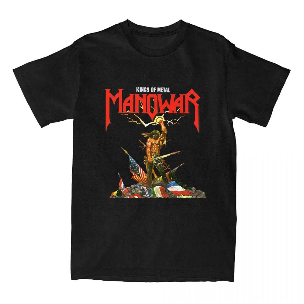 Manowar Hip Hop Band Print Tshirts The Blood Our Enemies Tour 2025 Tees Short Sleeve Women T-shirt Women Clothes Graphic Shirt