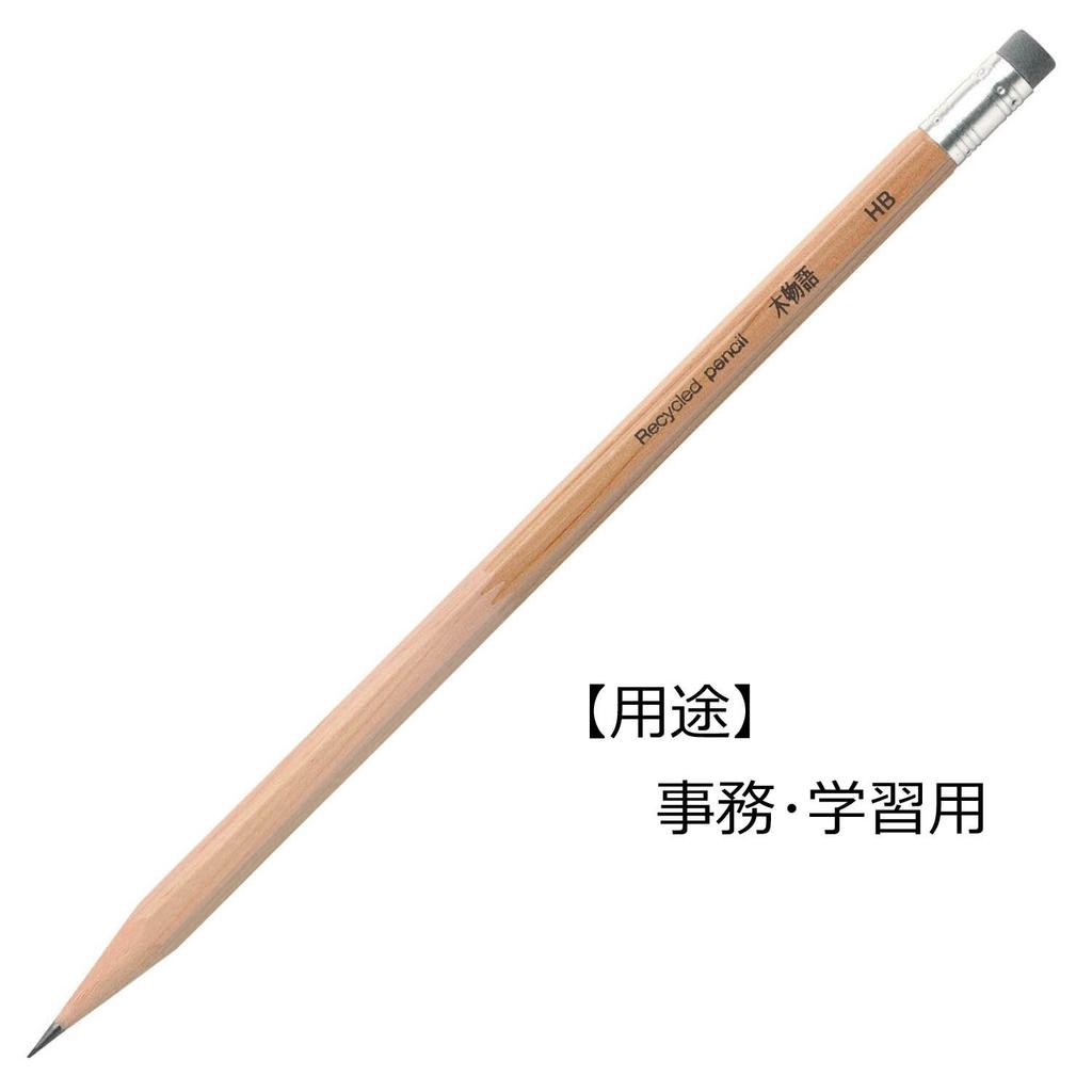 Tombow Ki Monogatari 1 Dozen Rubber-Tipped Pencils, HB, (LG-KEAHB)