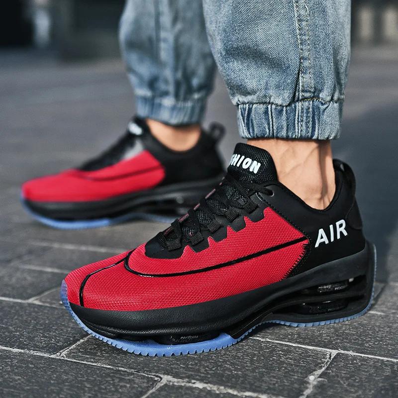 New Men Running Shoes Breathable Shoes Lightweight Sneakers for Men Comfortable Athletic Training Footwear Air Cushion Shoes