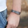 Viking Talisman Health Bracelets Tree Of Life Luck Knot Runes Trinity Magnetic Cuff Bangles Women Men Adjustable Bracelet