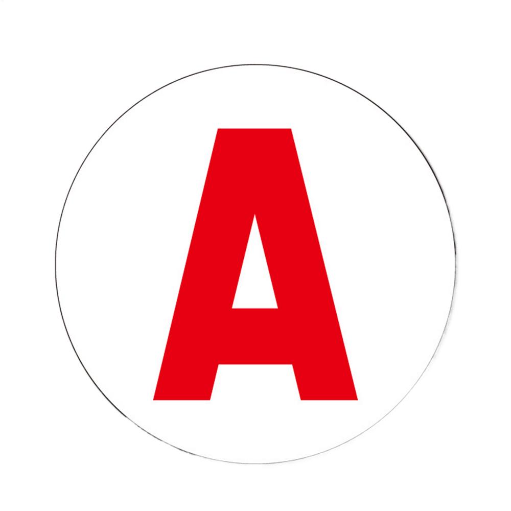 

Waterproof and Sunscreen Magnetic Car Sticker A Sticker French Internship Car Sticker for Women Teens Adults Rookie красный