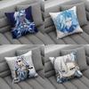 G-Genshin Impact Neuvillette Pillow Case Soft Cushion Cases for Farmhouse Sofa Decor Home Decorations and Protector