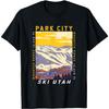 Park City Ski Area Utah Distressed Vintage T-Shirt