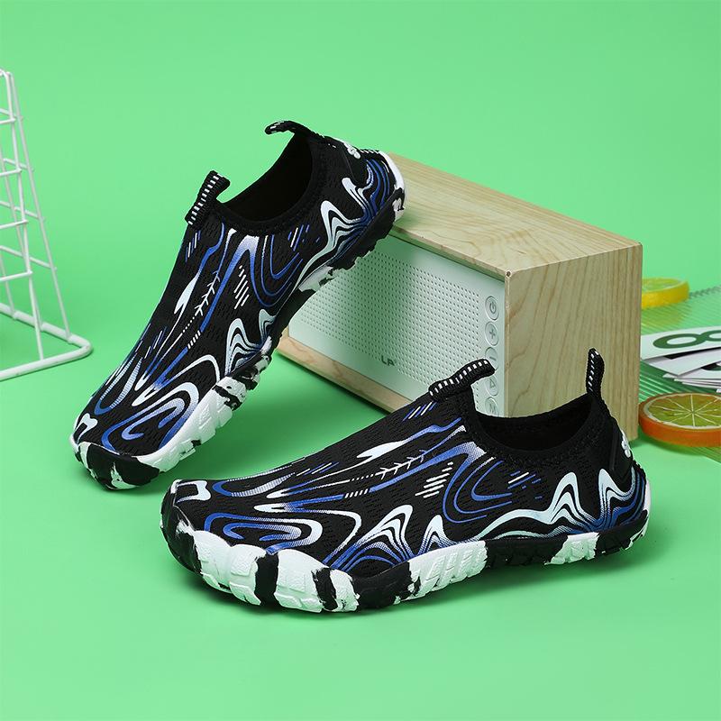 New popular outdoor children's creek shoes men's and women's seaside anti-cut soft-soled wading shoes amphibious beach water shoes