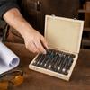 8pcs 14-25mm HSS Drill Bits Black Drill Bit Set Durable High Speed Steel Drill Bits  Metal