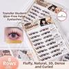 Thick Self Adhesive False Eyelashes 13MM 8 Rows Fake Eyelashes Trendy DIY Lashes Extension  Party