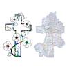 High Quality Silicone Crucifix Resin Mold Delicate Silicone Flower Crosses Mold for Making Stunning Jewelry and Art
