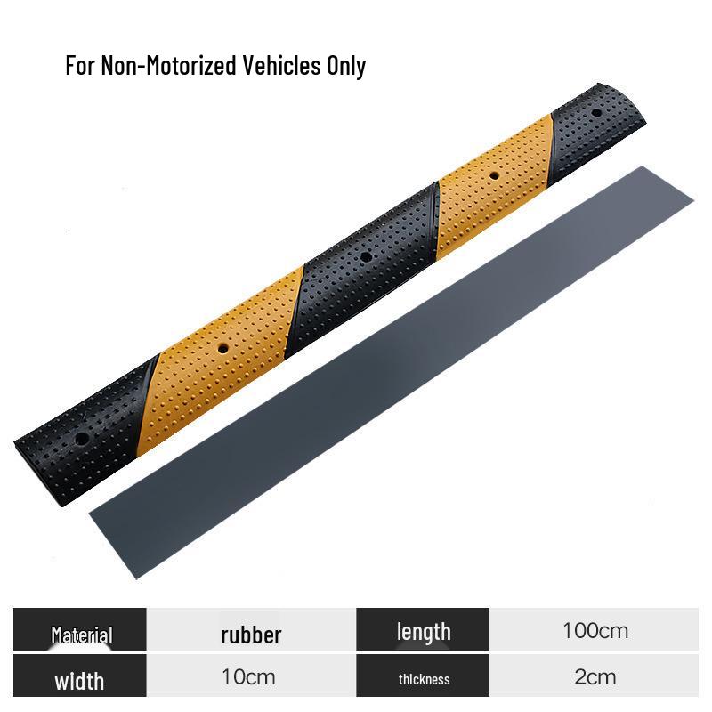 High Load Capacity Rubber Speed Bump for Car & Road Safety