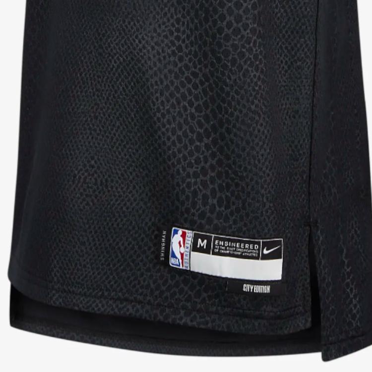 Nike FW23 Mamba Series City Edition Childrens Basketball Jersey Kids Basketball Jersey Black FZ9862-010