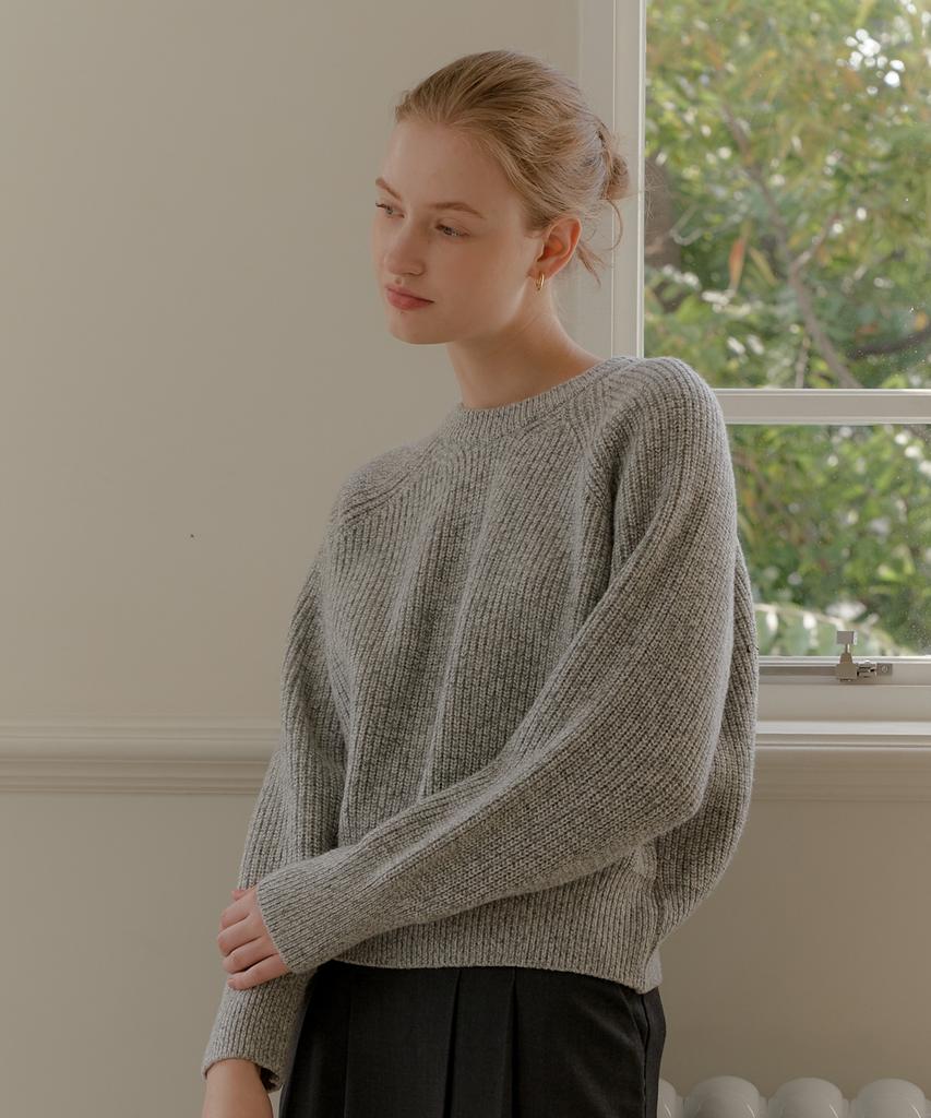 YUPPE Mix Wool Knit_Gray