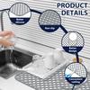 Sink Protectors for Kitchen Sink, Silicone Dish Rack Kitchen Sink Mat Protect Sink from Stains, Damage, Scratches, Sink Mat