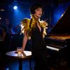 Feather Shawl Cape Costume Cloak With Faux Fur For Performance And Dance Shows
