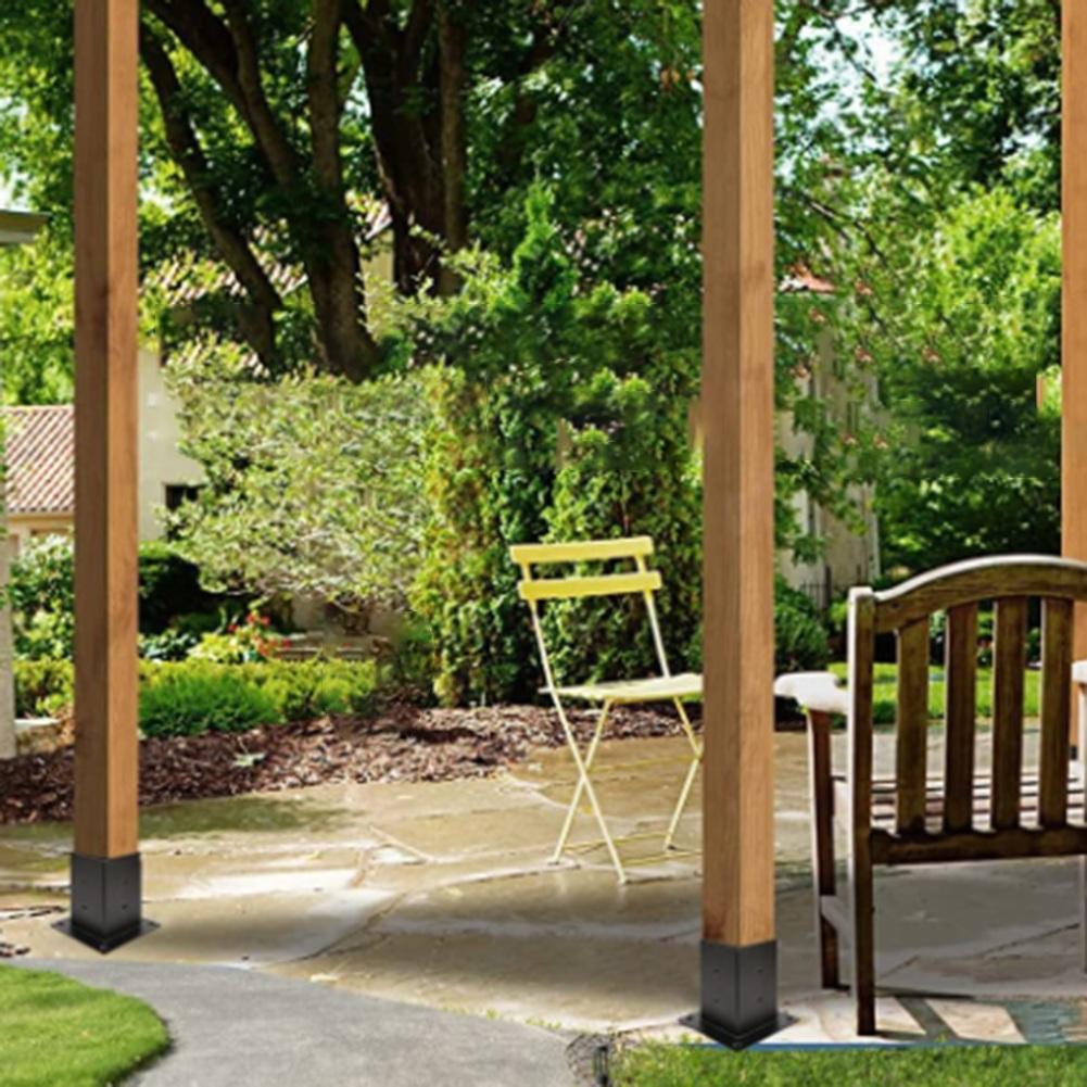 Sichere Verankerungslösung für Pergolen, kompatibel mit Beton und Holz