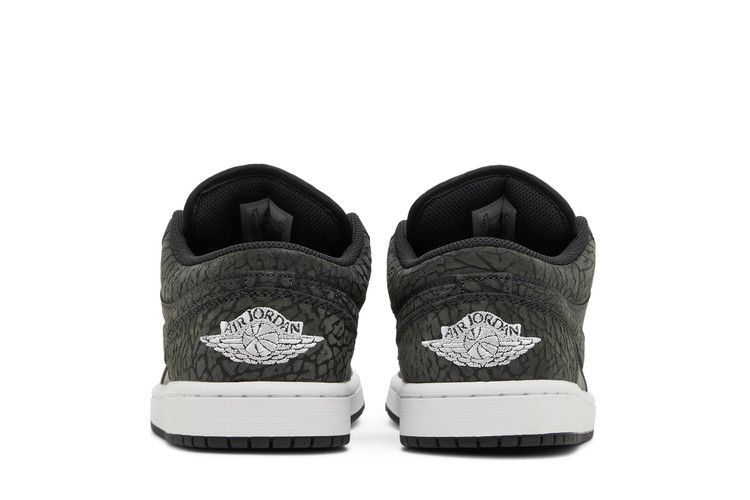 Men's Sneakers Jordan 1 Low SE Black Elephant Off Noir/Black/White/Black