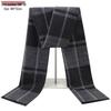 Sciarpa scozzese calda invernale da uomo 2025 - Stile europeo e americano, imitazione cashmere, motivo jacquard