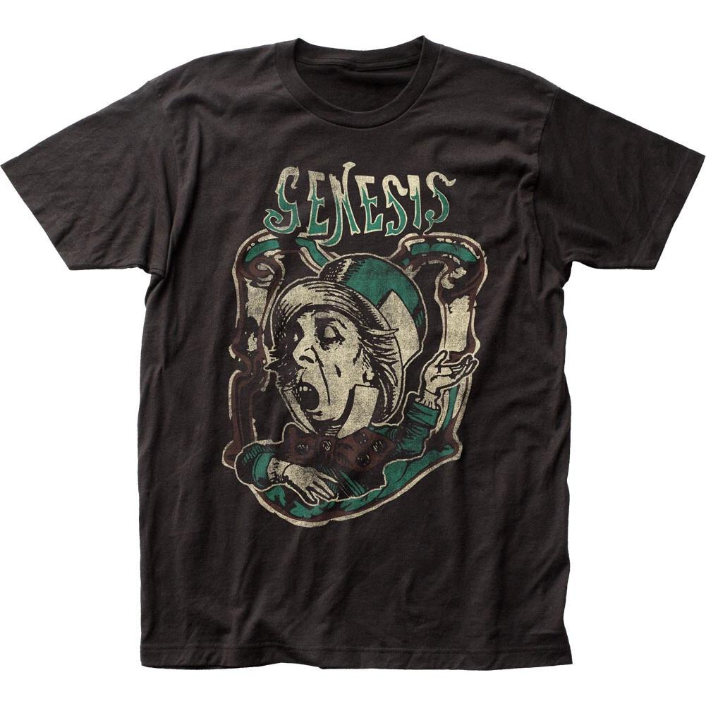 Genesis Charisma Mens T Shirt Rock and Roll Music Classic Band Tee New Black