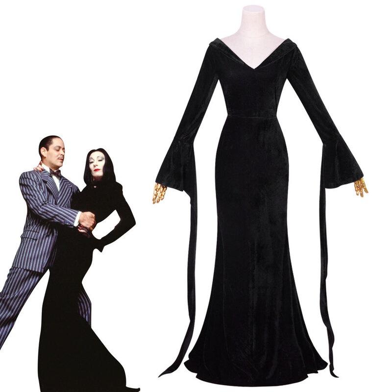 Mittwoch Addams Kleid Einteiler Cosplay Kostüme für Erwachsene Halloween Party Must-Have