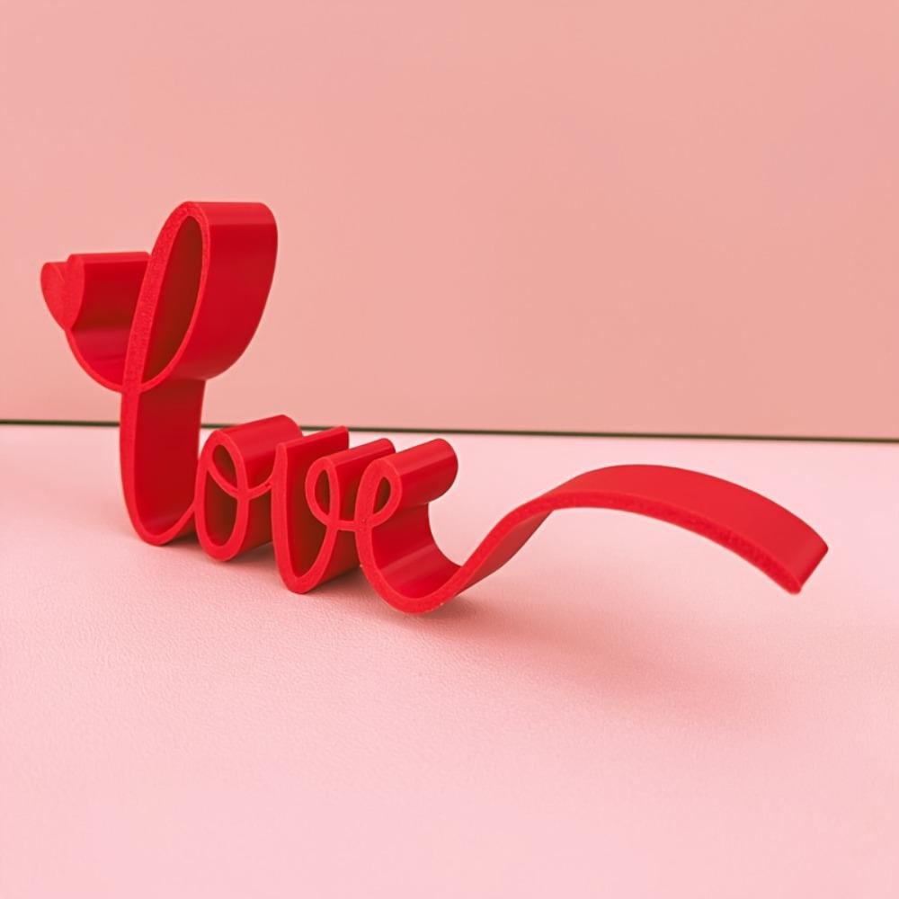 3D Love Models Decoration Wedding Letter Love Ornament Valentine's Day Love Ornament  Home Decor
