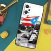 Puerto Rico Flag Case For Realme C53 C55 C67 C61 C75 C51 C21Y C25S GT 6 6T 5 GT7 Pro 10 11 12 13 14 Pro Plus