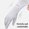 UV Protection Long Gloves, Full Finger Summer Driving Gloves, Anti-Slip Palm, Wrist Watch Opening, Sun Protection Gloves for Women Cycling Hiking