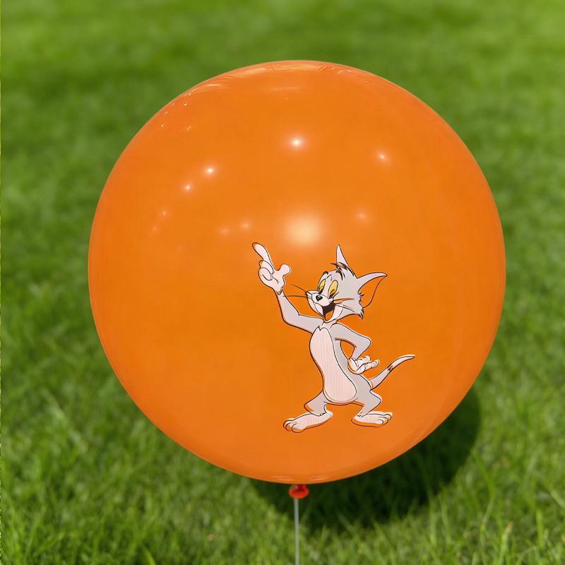 36-Inch Thick Balloon Toy with Designs for Kids - Perfect for Outdoor and Kindergarten Decorations
