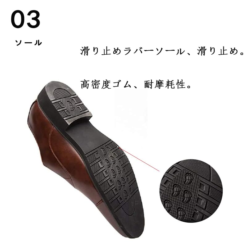 Business Shoes for Genuine Leather Shoes for Large for Formal for Commuting [ziitop] Men, Leather, Gentleman's Shoes, Wingtip, Business, Men, Size,