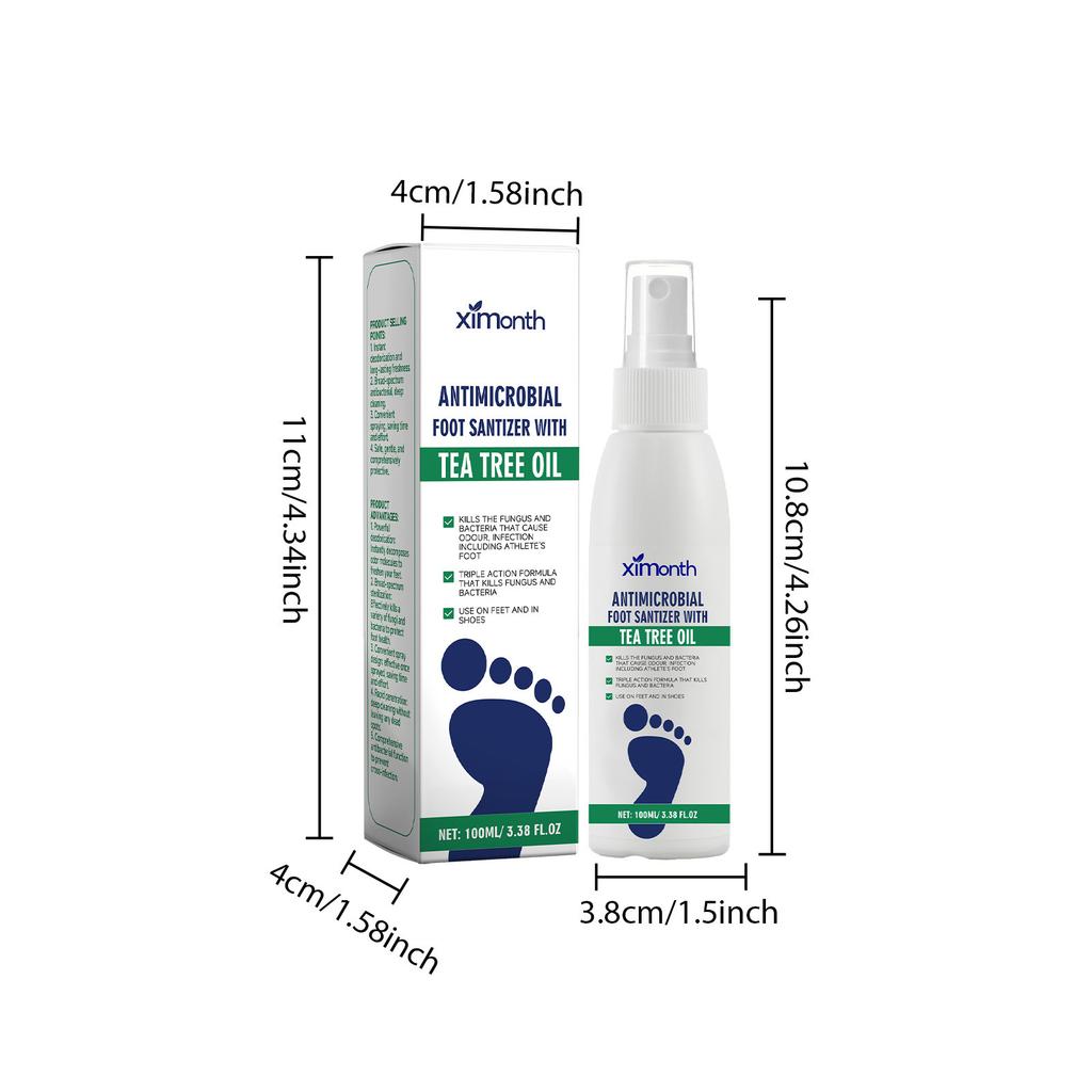 XIMONTH Foot Moisturizer – Care for Dry, Cracked Heels, Soothes & Refreshes, Odor Control Less