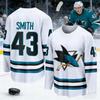 Maglia Sportiva da Hockey su Ghiaccio più Venduta 2026 Uomo Serie Squalo Stampata 3D Traspirante Asciugatura Rapida Bianco Manica Lunga Top Bambini