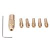 3 Sets 0.5-3mm Capacity Mini Drill Chuck Rotary Tool Chuck  For Mini Electric Drills