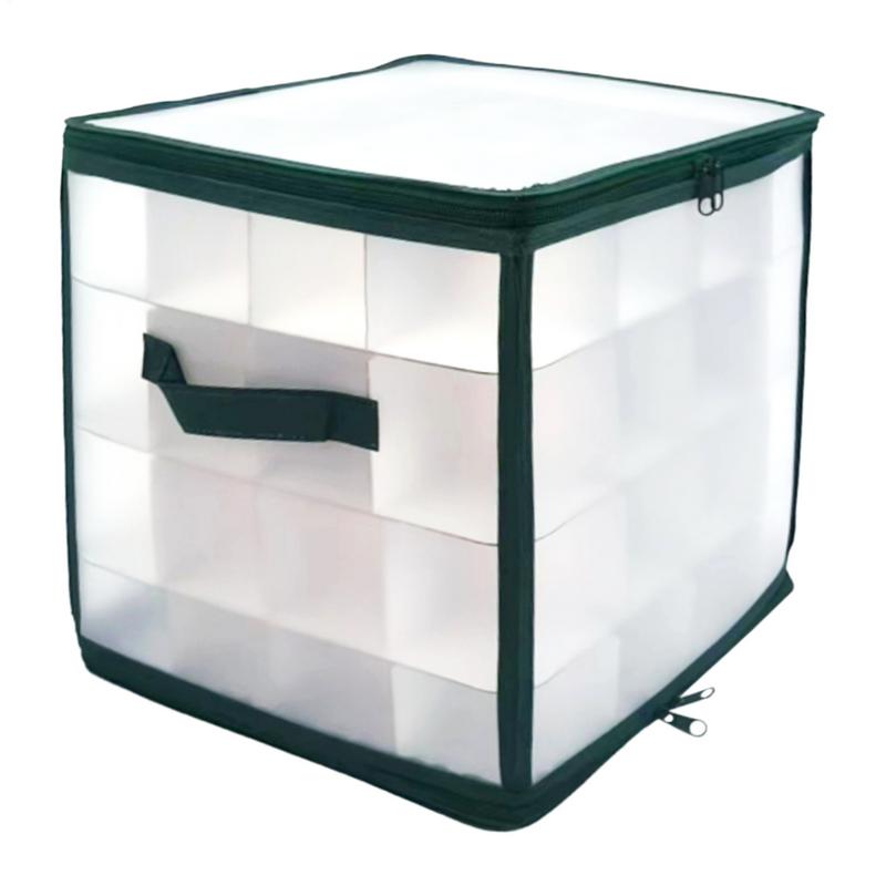 Christmas Bauble Storage 64Grid Baubles Storage Box Christmas Balls Storage Xmas Tree Decorations Organizer Bauble Toys Storage