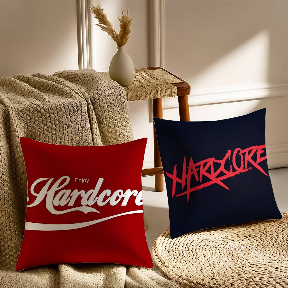 Luxury H-Hardcore-MT Cafe Pillow Case Printed Brushed Fleece Pillow Baby Skin-Touch Eco-Friendly Dye-Sublimat