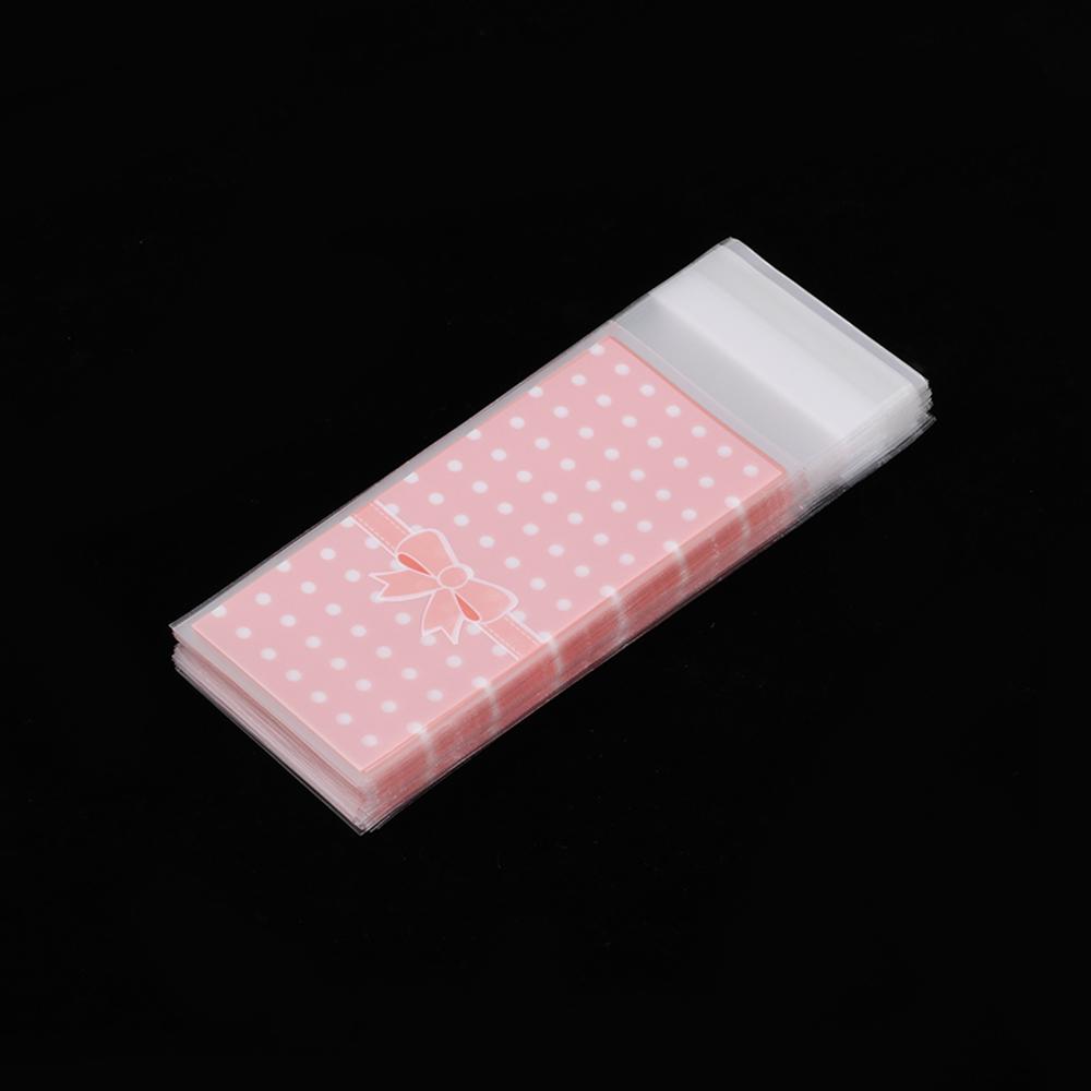 100pcs/lot Design Self-Adhesive Wedding Favors Gift Packages OPP Bags Plastic Pocket Lipstick Bag