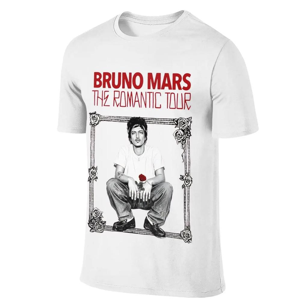 Herren Damen Bruno Mars The Romantic Tour 2026 Hemden Outfits Mode 100% Baumwolle T-Shirt Tee Kleidung Sommer Damen Herren Kleidung